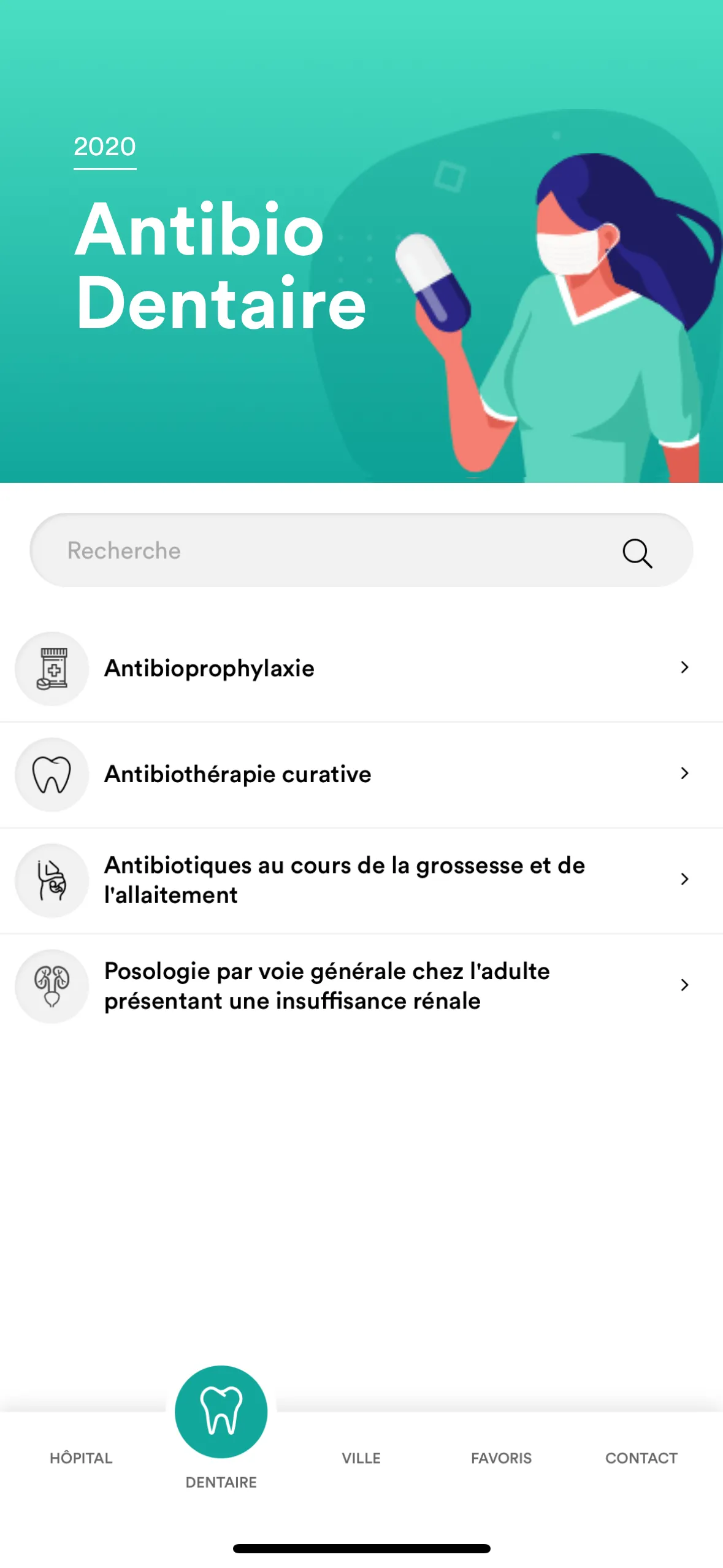 Aperçu de l'application