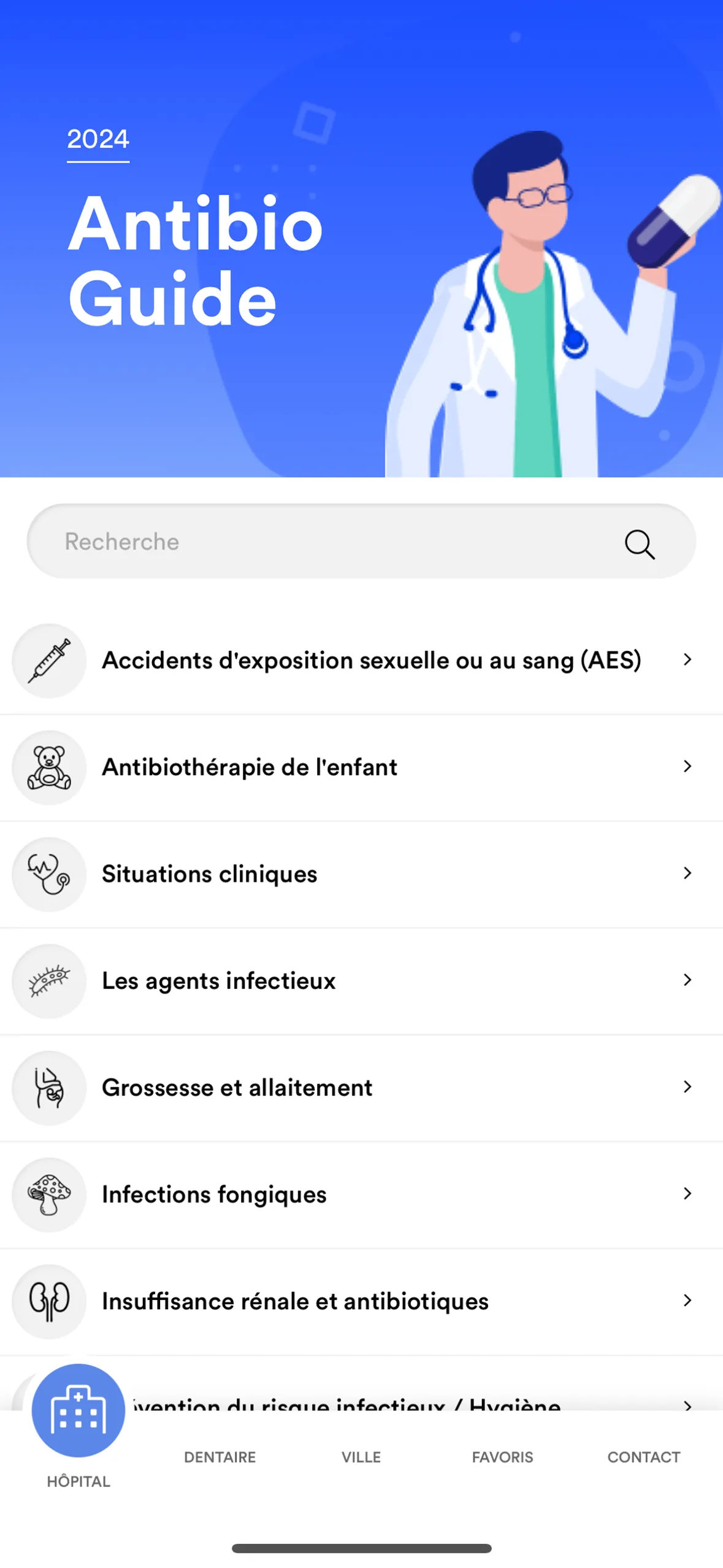 Aperçu de l'application